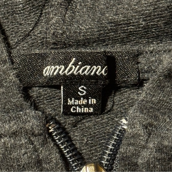 Ambiance Charcoal Zip-Up - Picture 3 of 3